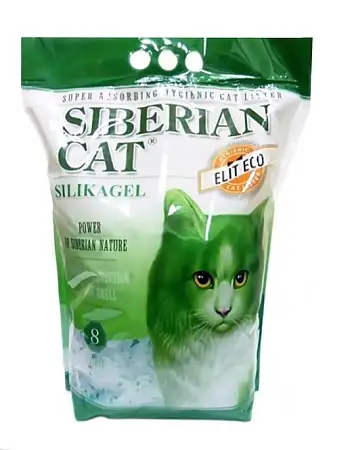 Купить Сибирская кошка наполнитель для кошек силикагелевый элитный эко