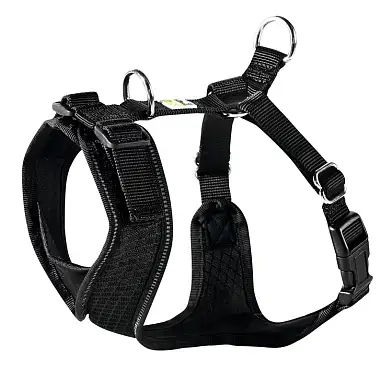 Hunter Manoa шлейка для собак нейлон, сетчатый текстиль черная